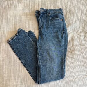 Madewell High Rise Blue Jeans